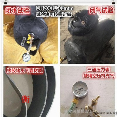 直径400mm橡胶充气气囊 管道封堵气囊 橡胶水堵 闭水堵图2