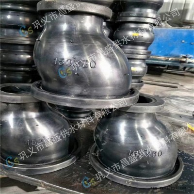 KXT不锈钢法兰式异径橡胶接头 给水排水用的橡胶管道减震器图8
