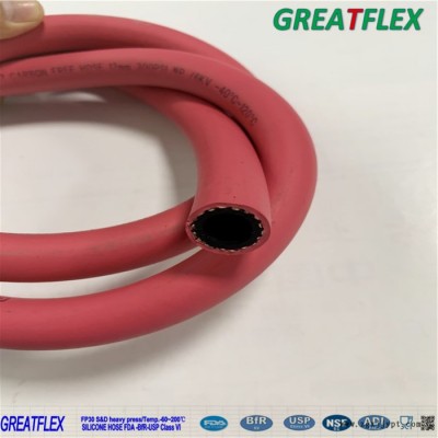 GLT-008无碳纤维高温纤维冷却水输送橡胶软管 食品级橡胶管 纤维编织橡胶管图2