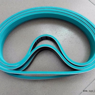 澎洋PENGYANGPY-40G 无缝橡胶带、糊盒机皮带、输纸皮带、给纸皮带、耐磨橡胶平带 、双面蓝色平皮带、绿胶带图3