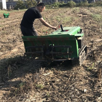 橡胶带田园管理机 樱桃果园专用开沟施肥机价格 履带式果园旋耕松土机图6