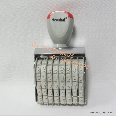 批发皮带号码章 Trodat卓达1548橡胶带数字章 字高4mm 8位打码日期章图2