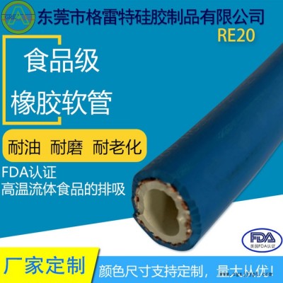 格雷特  蓝色 RE20 食品级FDA   橡胶管水管 定制图6