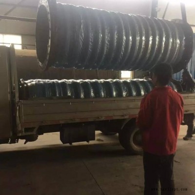 供应河北衡水景县**挖泥船专用法兰式疏浚胶管， 吸沙排泥抽水专用橡胶管厂家  、抽沙胶管、 吸沙胶管图5