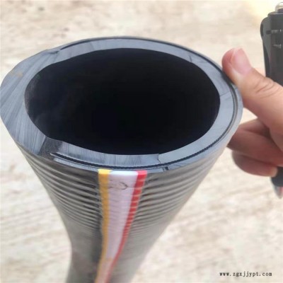 吉达重工生产  混凝土车泵软管  单头橡胶软管  防爆橡胶管  欢迎咨询图5