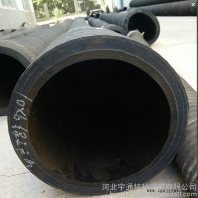 供应河北景县耐磨抽沙泵专用抽沙管、抽沙钢丝橡胶管、6寸8寸10寸高耐磨抽排沙胶管 、采沙船吸沙波纹软管图4