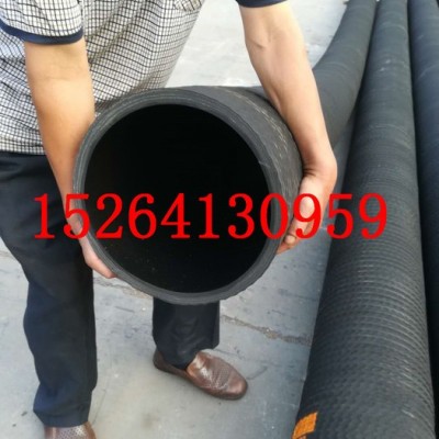 直销DN500mm 20寸 法兰链接式橡胶钢丝管 大口径胶管 橡胶管图4