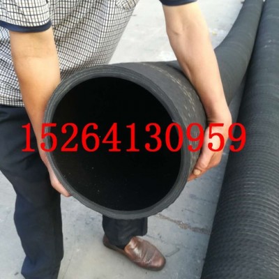 直销DN500mm 20寸 法兰链接式橡胶钢丝管 大口径胶管 橡胶管图2