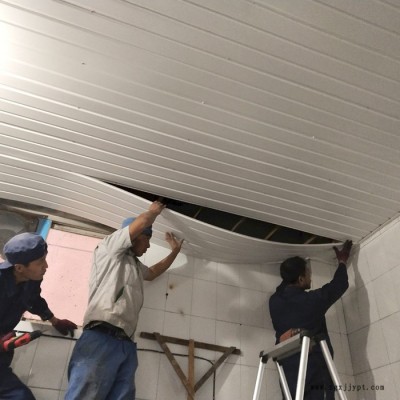 腌渍车间顶棚吊顶板 挂板 防腐PVC扣板 新原料耐腐蚀图2