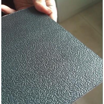 PVC米黄板 原料板 白板 单面压花板 麻面板
