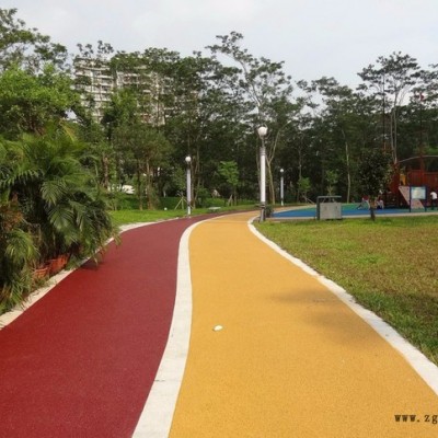 透水混凝土原料彩色透水混凝土地坪在园林市政道路建设中的推广应用图3