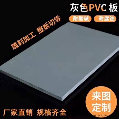 工程塑料板聚氯乙烯按图加工PVC灰色板来图来样加工PVC棒车床加工非标定制深灰色PVC塑料 聚氯乙烯PVC板图6