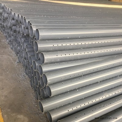 PVC农业排水用管 PVC打孔管 聚氯乙烯耐压给水管 PVC-U带孔管材打孔渗透管 恒泰塑胶图2