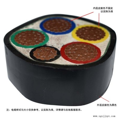 供应金环宇电缆，低压PVC绝缘+护套型，VV 4*120+1*70，电缆线 VV 聚氯乙烯护套系列电缆图2