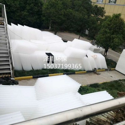 水处理填料pp斜管填料安装示意图-沉淀池聚氯乙烯斜管填料厂家及包装要求 斜管填料材质