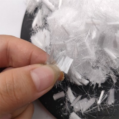 现货供应 泽旭聚丙烯纤维5MM 建筑工业墙体耐拉 混凝土防裂用聚丙烯纤维图4