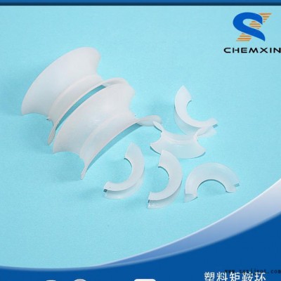 PVC聚氯乙烯 矩鞍环散堆填料 应用于石油化工行业图2