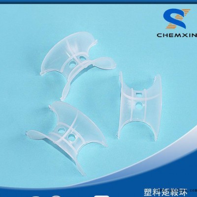PVC聚氯乙烯 矩鞍环散堆填料 应用于石油化工行业图3