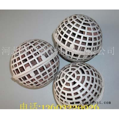 鱼网状球形聚丙烯填料规格齐全使用寿命长欢迎选购图2