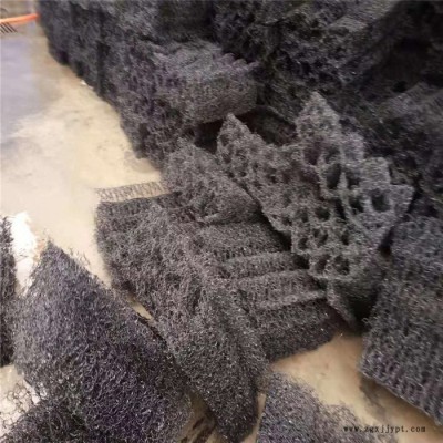 工业废水处理用挂膜 聚丙烯黑色立体网状填料 厂家供应图2
