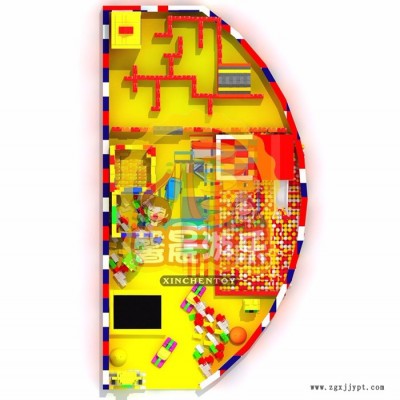 ＥＰＰ发泡聚丙烯泡沫制品 彩色多款式拼插大型积木乐园 淘气堡图3