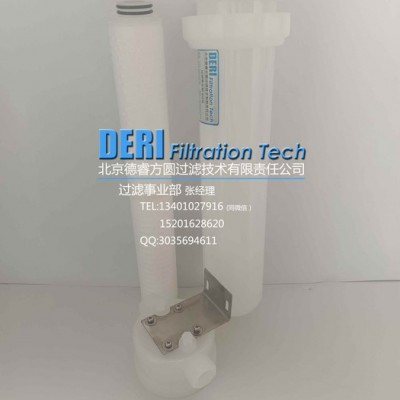 聚丙烯PP塑料过滤器耐酸碱过滤器；20英寸纯PP材质过滤器 sss图5