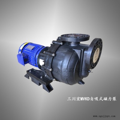 耐强腐蚀泵 泰兴三川宏经销MVKDP5052自吸式磁力泵 28吨PP聚丙烯塑料耐腐蚀化工泵图3
