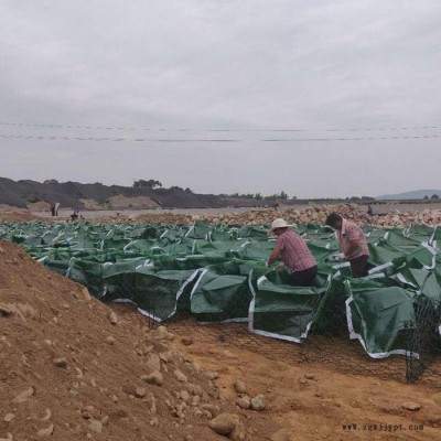 河道治理防紫外线土工模袋 聚丙烯土工石笼袋 pet生态石笼袋图3