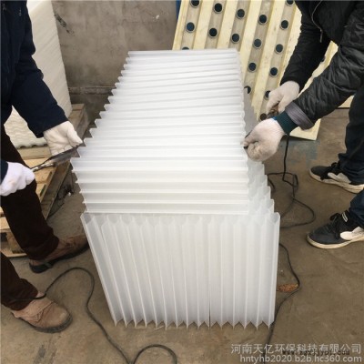六角蜂窝斜管填料PP聚丙烯自来水厂沉淀池用污水处理隔油斜管安装图5