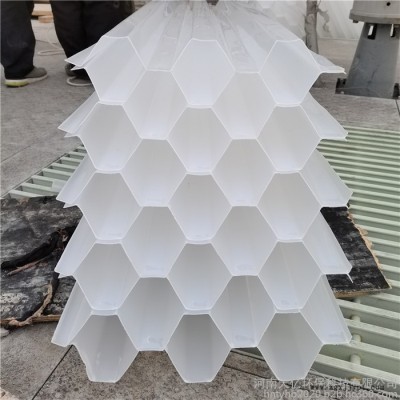 PP蜂窝斜管填料 沉淀池六角斜管聚丙烯斜管 35 50 80孔径斜管填料 PP六角蜂窝斜管填料图5