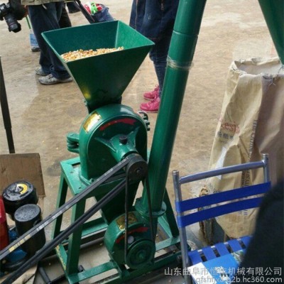**谷物齿盘粉碎机 500小型化工原料磨粉机 家用齿盘式粉碎机图4