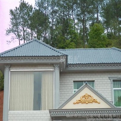 寿光pvc树脂瓦塑料仿古瓦昌邑asa树脂瓦屋檐瓦奎文合成树脂瓦pp一体瓦图5