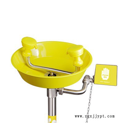 SYSBEL/西斯贝尔WG7033FY不锈钢立式安全洗眼器洗脸器有盆式带AES工程塑料水盆图2