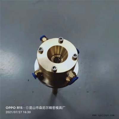 森尼尔定制PEX HDPE双水盒高速定径套  供应不同材质定径套 机头 口模 芯模 风干套 来图来料定制图2