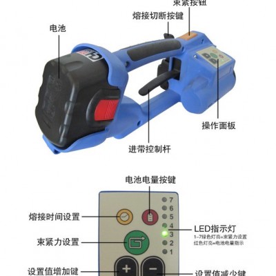 PET打包机依利达ELIDA出品 南海木制品手提式PET带打包机 佛山金属制品充电式PET打包机图8