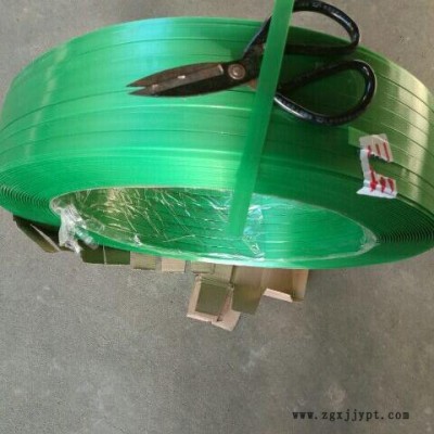 河南郑州专业生产塑钢带 手工打包带绿色 压花 PET打包带 绿色PET打包带**图4