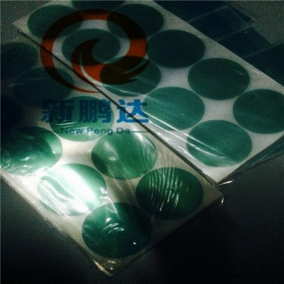 新鹏达产地货源耐高温绿胶pet绿色高温 喷涂高温布工业胶带不残胶现货供图6