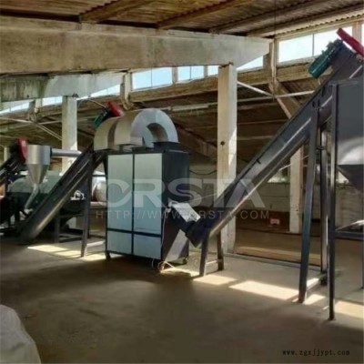 全套标准PET矿泉水瓶破碎清洗机，废弃塑料瓶脱标粉碎清洗脱水机图3