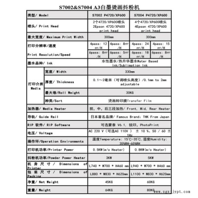 i3200喷头白墨烫画机 DTF抖粉机 A3T恤印花机 pet热转印膜用打印机图2