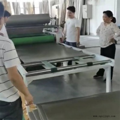 木饰面护墙板贴面机 工厂批发 uv胶pet高光膜覆膜机 记米裁切玻镁板彩钢板贴合机图5