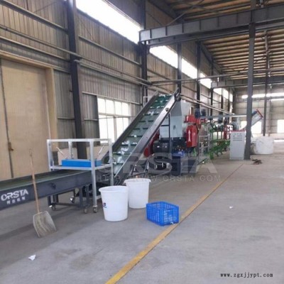 PET垃圾农药瓶塑料预洗脱标粉碎清洗机，废农药瓶回收清洗机图2