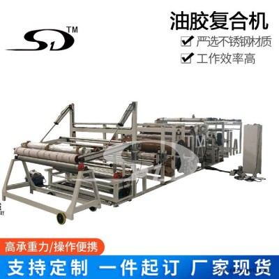 油胶涂布机 TPU薄膜复合机 3D墙砖复合机 无纺布布料复合机图3