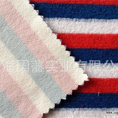 【专业生产】色织毛巾布复合TPU膜 复合服装面料