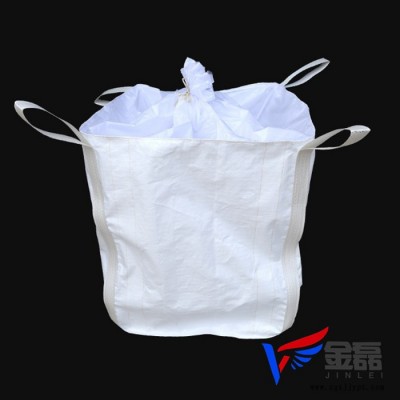 金磊 全新料白色集装袋吨袋 90*90*100集装袋 支持定制 PP塑料水泥编织袋