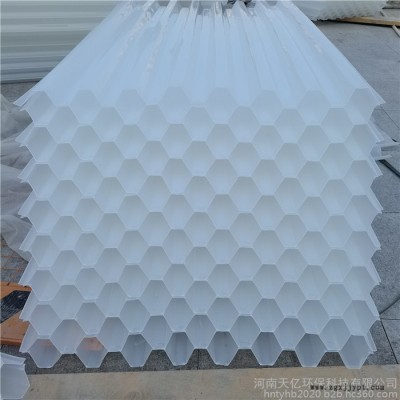 【纯料加工】水处理设备 蜂窝斜管填料 加厚型斜管滤料pp材质热卖图3