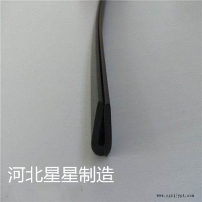 U型包边密封条 三元乙丙橡胶卡条 桶盖封边防护U型密封条图2