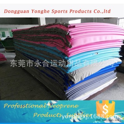 现货潜水料SBR复合面料产品防水透气潜水服面料真仿涤纶多色图5