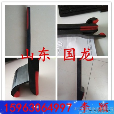 聚氨酯橡胶复合防溢裙板 T型T-180x16mm 夹持器图4