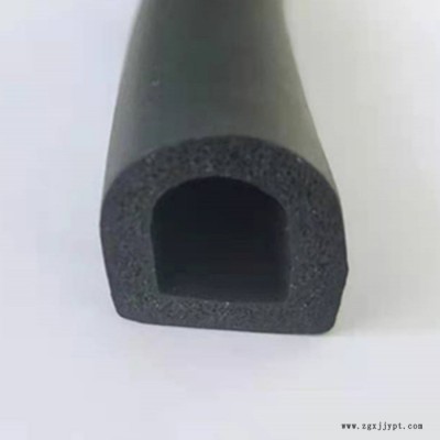 利泰橡胶制品三元乙丙橡胶海绵密封条D型发泡密封条自粘胶条型号齐全欢迎来电咨询