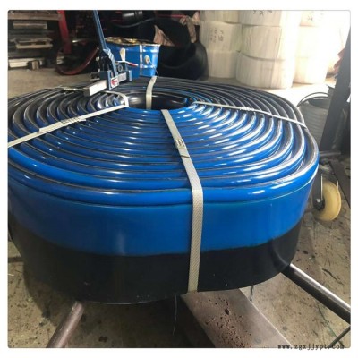皮带挡煤板  导料槽防溢裙板 h=150mm 双层复合型 聚氨酯橡胶材质图1